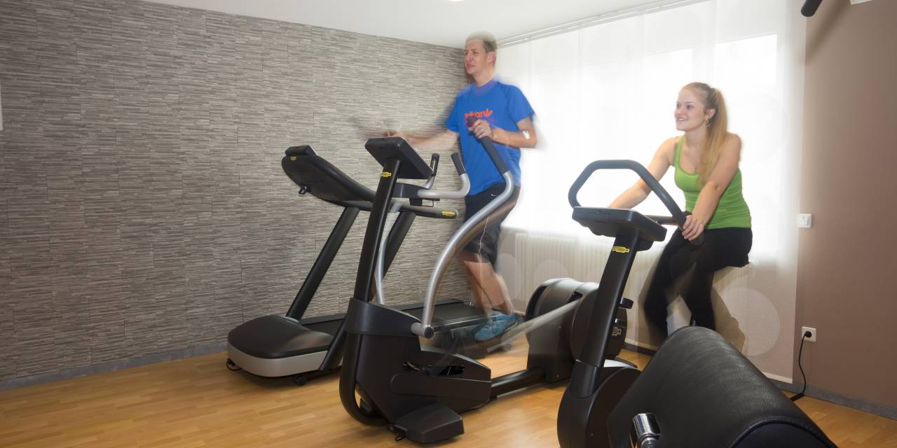 Fitnessraum im Stadthotel Freiburg